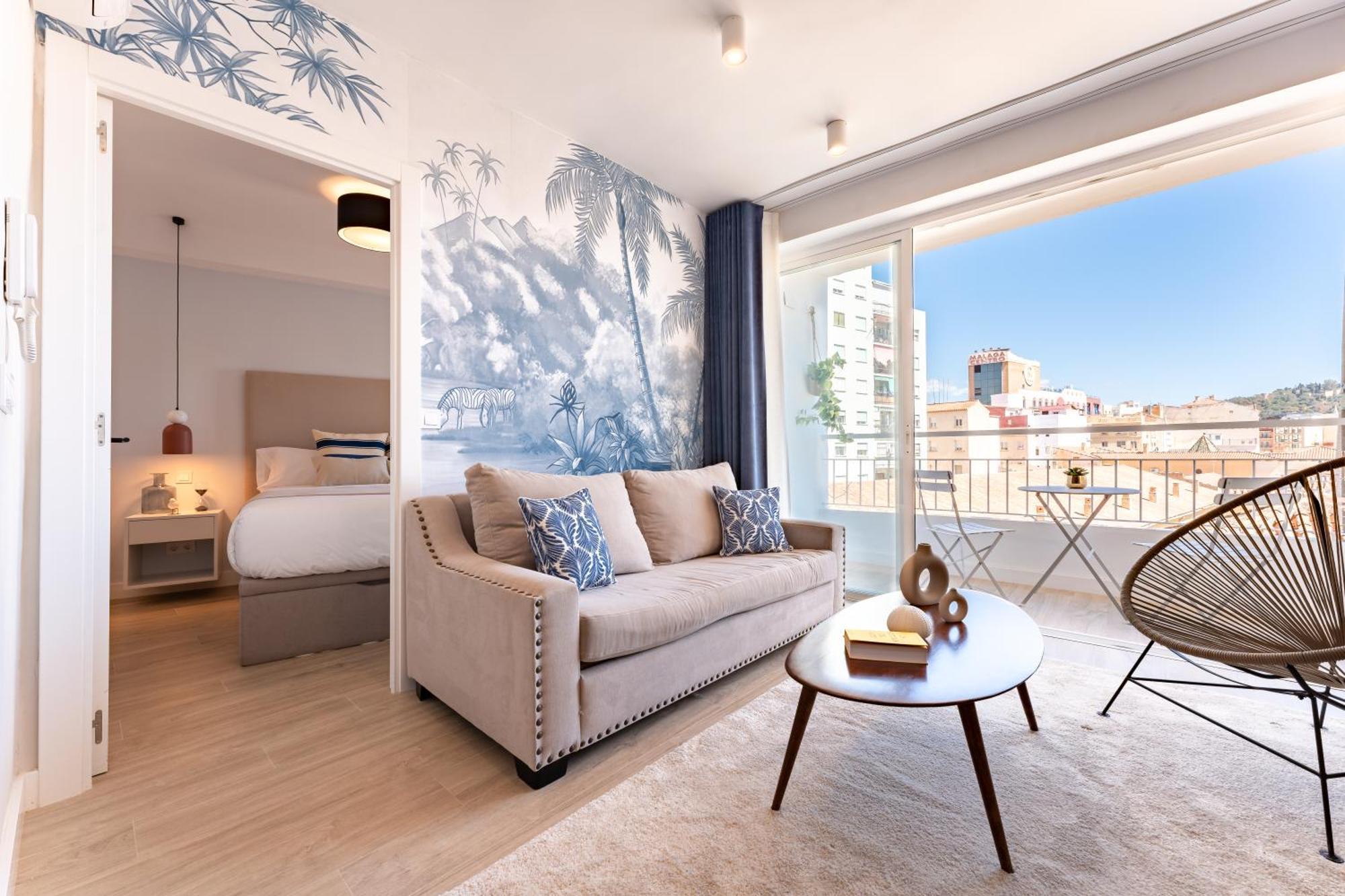 Bazan City Center Apartment マラガ エクステリア 写真