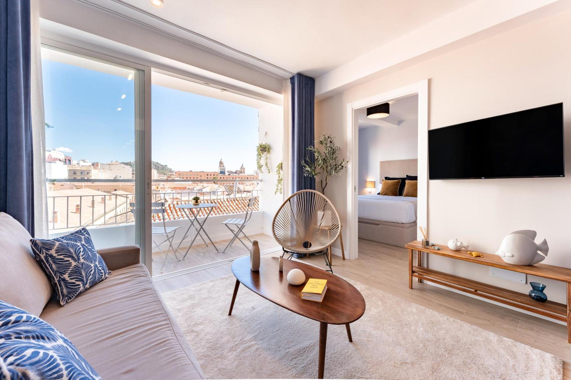 Bazan City Center Apartment マラガ エクステリア 写真